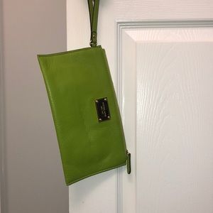 Green Michael Kors Clutch